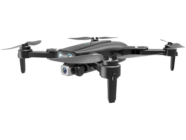 Quadricoptère GPS connecté pliable avec caméra 4K GH-260.fpv vue du drone de coté