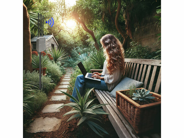 Répéteur wifi 6 d'extérieur double bande 3000 Mb/s