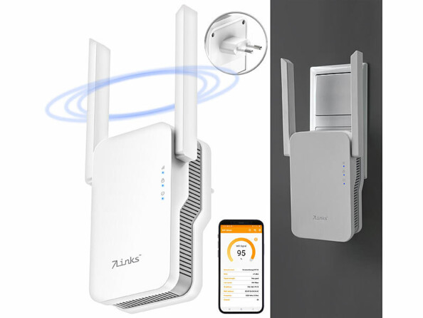 Répéteur wifi 6 Mesh connecté Dual Band 3000 Mb/s WLR-3000.ax