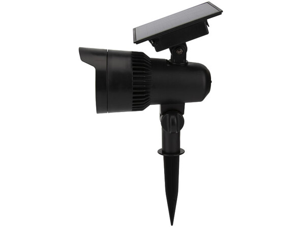 Spot LED solaire pour éclairer un chemin autour de la maison et plus de sécurité dans l'obscurité