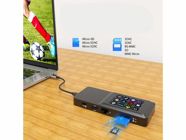 Station d'accueil USB-C HDMI 4K / USB / LAN
