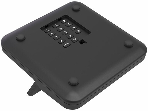 Station pour téléphone mobile avec fonction SOS, recharge à induction et numérotation rapide