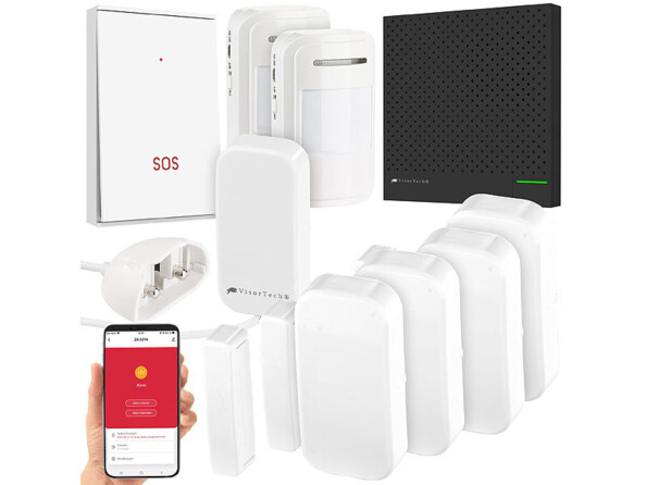 Système d'alarme connecté XMD-3500.wifi avec 7 capteurs