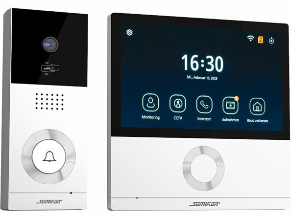 Sonette connectée Full HD VSA-700.app avec écran tactile 7"