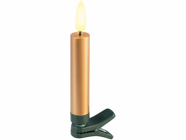 bougie télécommandée à pince pour sapin