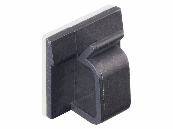 guide pour câbles autocollant - coloris noir