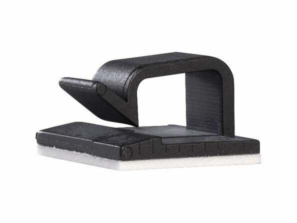 support pour câbles autocollant - coloris noir