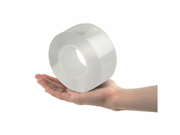 Rruban adhésif acrylique double face transparents 5 cm x 3 m
