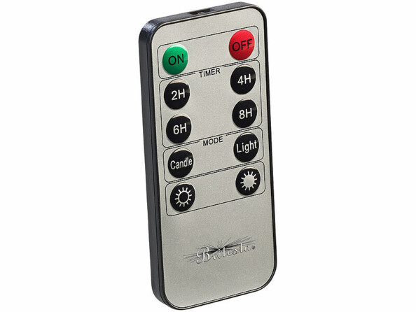 Télécommande pour 3 bougies LED en cires