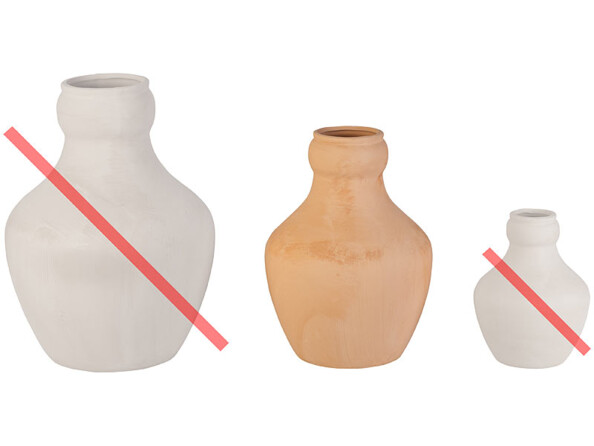 3 doseurs d'irrigation en terre cuite - 3 L