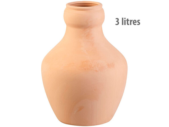 3 doseurs d'irrigation en terre cuite - 3 L
