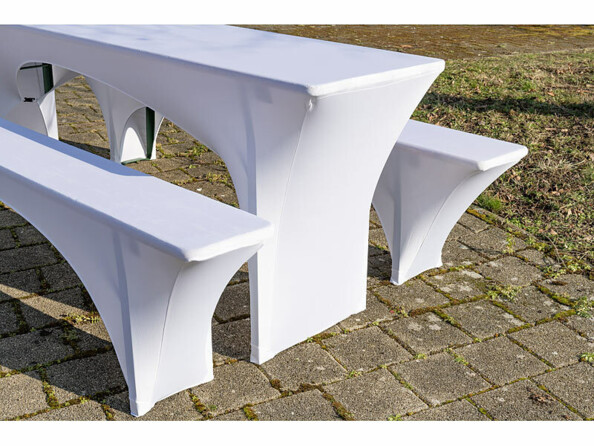 3 housses extensibles pour table et bancs