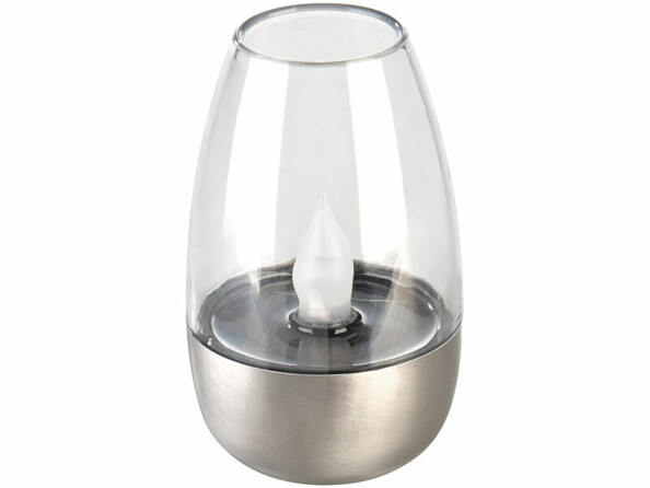 lampe solaire "Luna" LED effet flamme