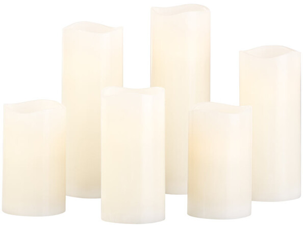 Les bougies à LED imitent à la perfection le vacillement d'une flammèche.