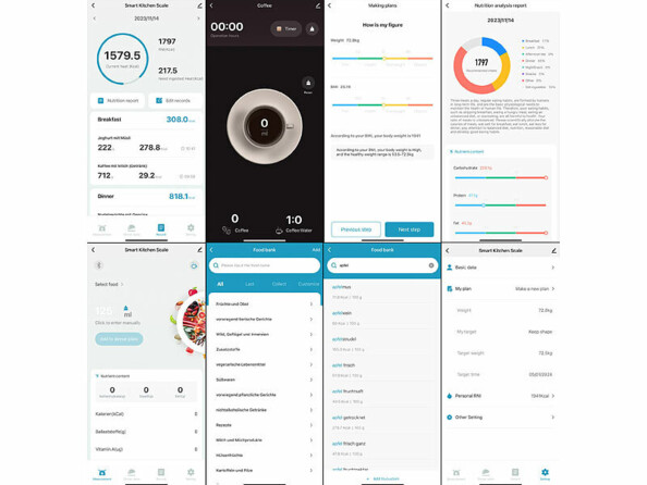 Balance de cuisine connectée