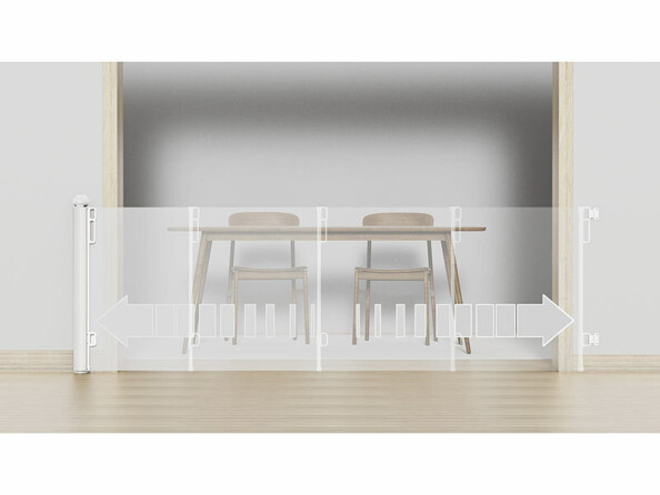 Barrière de sécurité extensible 5 m pour escaliers TSS-85