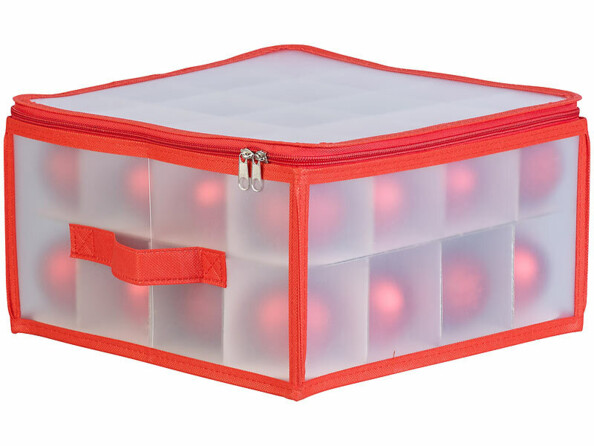 Boîte de rangement pour 32 boules de Noël Ø 6 cm