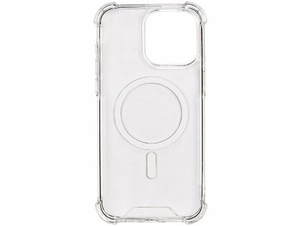 Coque transparente compatible MagSafe pour iPhone 15 Pro max