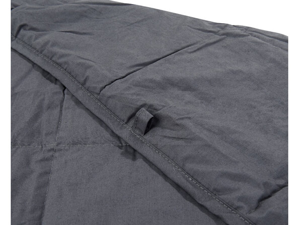 couverture avec boucles de fixation pour amplification du poids