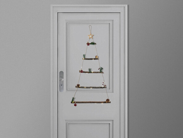 Décoration de Noël en forme de sapin à suspendre