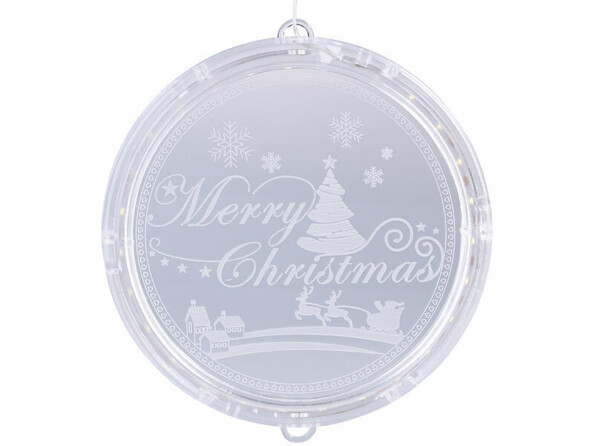 Décoration lumineuse pour fenêtre Joyeux Noël