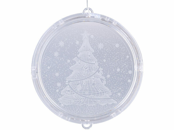 Décoration lumineuse LED pour fenêtre Sapin de Noël