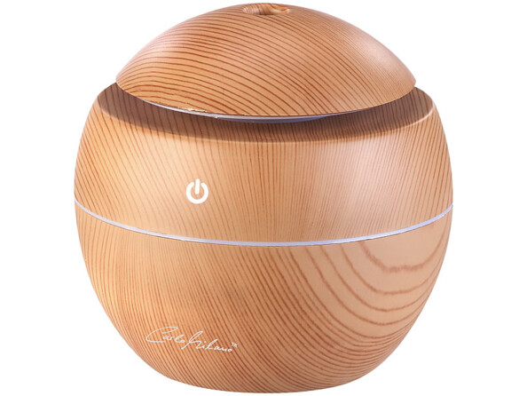 Diffuseur de parfum et humidificateur d'air 130 ml avec LED à couleur changeante