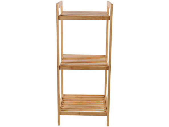 Étagère de rangement en bambou 3 étages