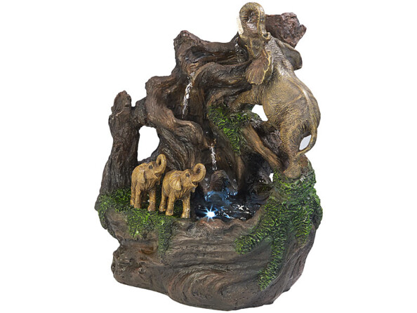 Fontaine décorative d'intérieur avec câble, pompe et mode d'emploi en français