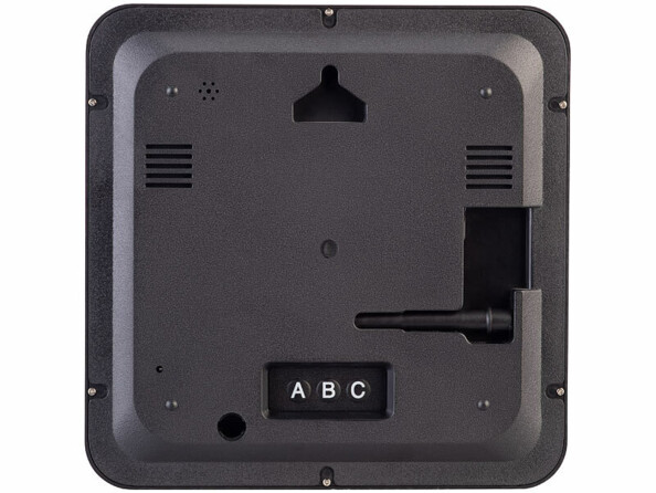 montre radiopilotée LED bleues avec thermomètre