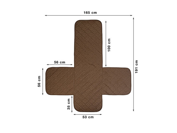 Housse de protection réversible pour fauteuil