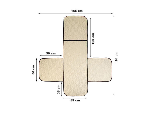 Housse de protection réversible pour fauteuil