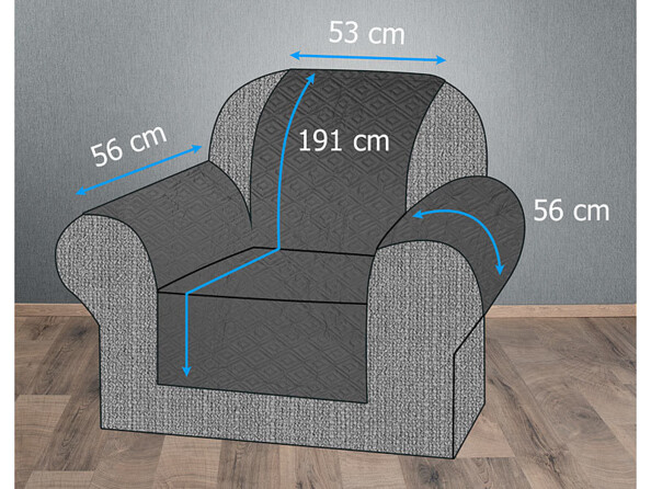 Housse de protection réversible pour fauteuil