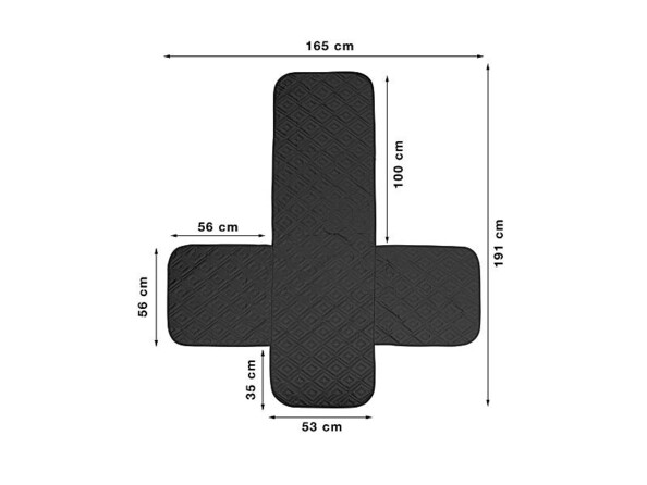 Housse de protection réversible pour fauteuil