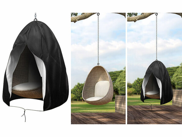 Housse pour fauteuil suspendu d'extérieur 115 x 190 cm