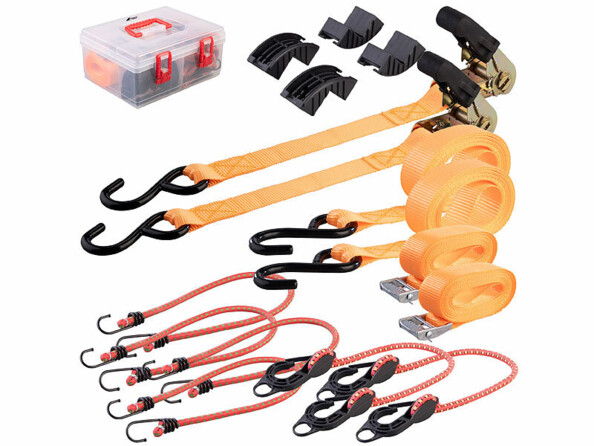 Kit d'arrimage avec sangles et tendeurs