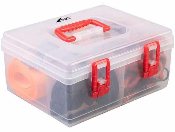 kit avec sangle et tendeurs dans coffret
