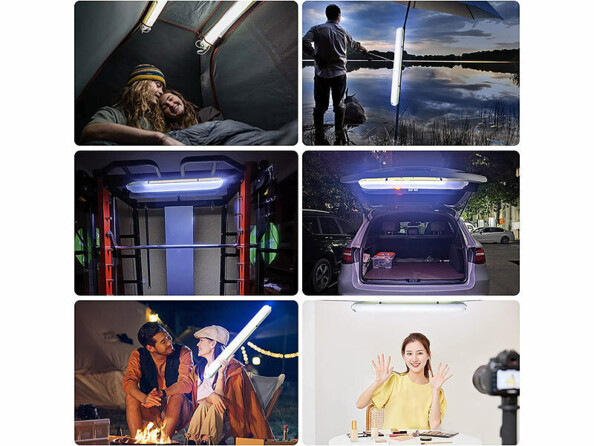 eclairage de camping gonflable sans fil 190 lm avec LED CCT