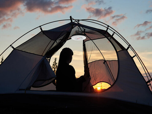 lampe de camping avec ventilateur et powerbank