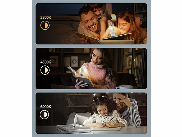 Lampe de lecture LED rechargeable avec clip