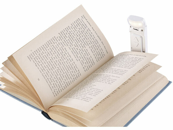 Lampe de lecture LED rechargeable avec clip