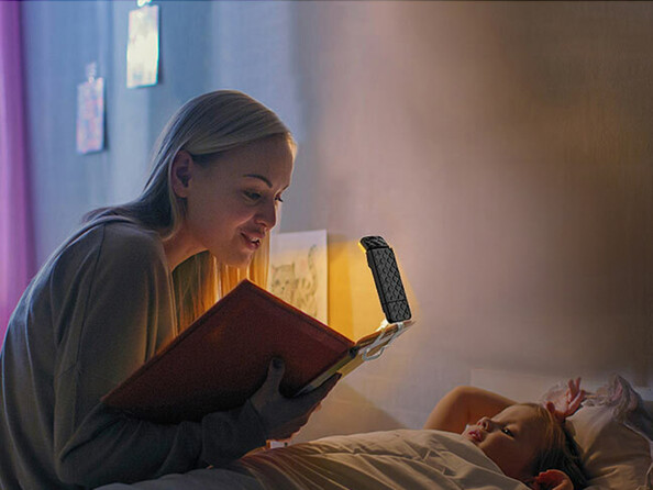 Lampe de lecture LED rechargeable avec clip