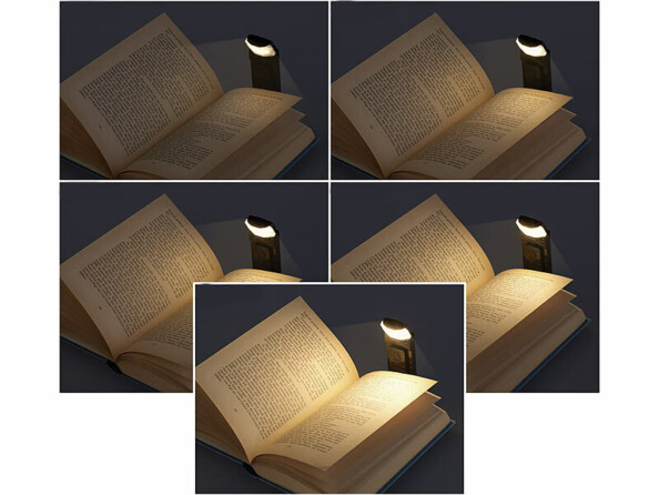 Lampe de lecture LED rechargeable avec clip