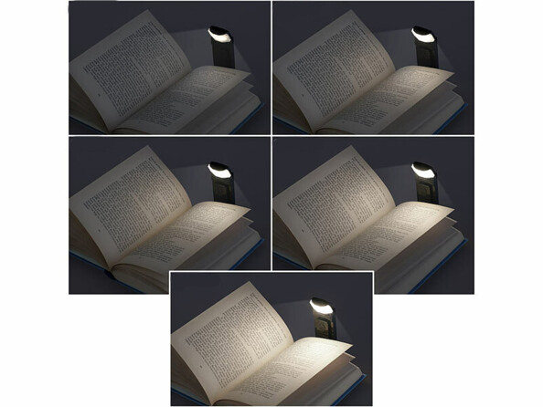 Lampe de lecture LED rechargeable avec clip