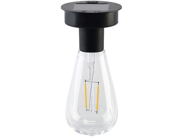 Ampoule avec capteur solaire pour lanterne solaire à suspendre design retro