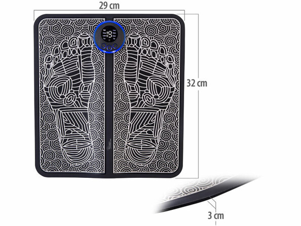 appareil de massage pour pieds EMS sur batterie