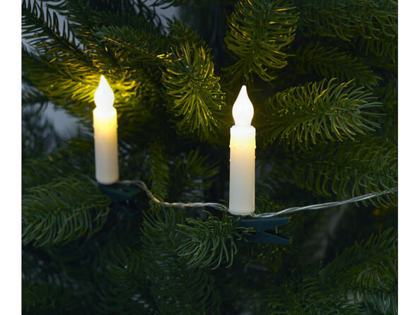 guirlande LED à piles avec 10 bougies