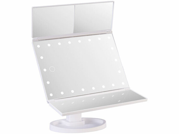 Miroir grossissant lumineux LED grossissement 3 x