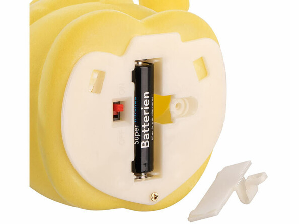 Nain de jardin animé à pile - coloris jaune