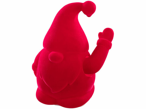 Nain de jardin animé à pile rouge